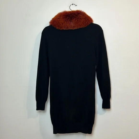 Laura Biagiotti Cashmere & Fur Sweater 1990s - Picture 2 of 7